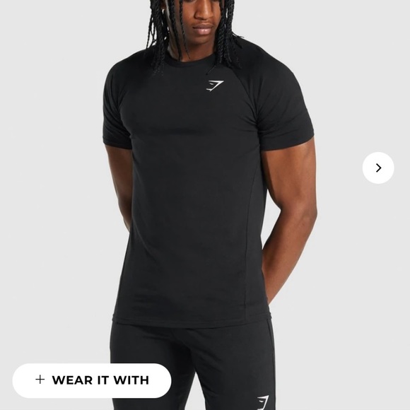 Gymshark Critical 2.0 T-Shirt - Black - Picture 1 of 5